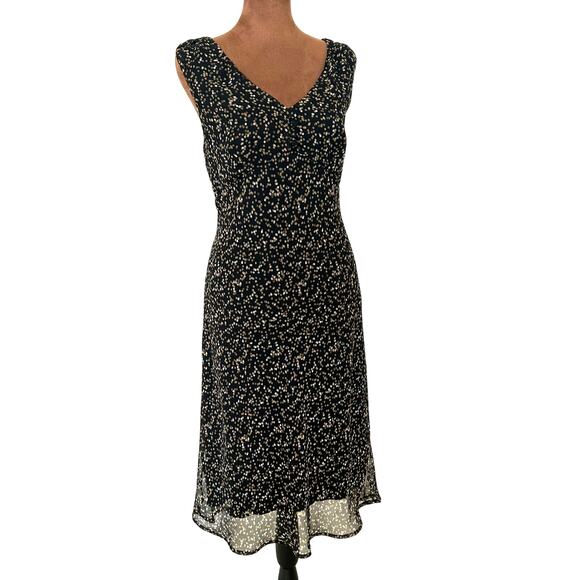 Midi Dress Cottagecore Fairy Whimsigoth Dark by FLP Sz. 12 Slip On Y2K - Picture 1 of 15